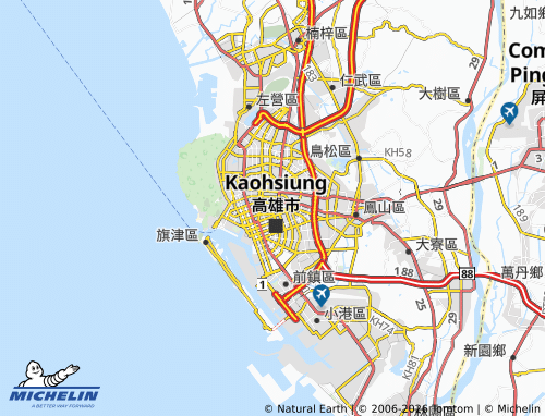 Mappa MICHELIN Xīnxīng qū - ViaMichelin