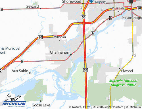 Mapa MICHELIN Channahon - ViaMichelin