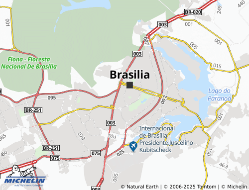 MICHELIN Cruzeiro map - ViaMichelin