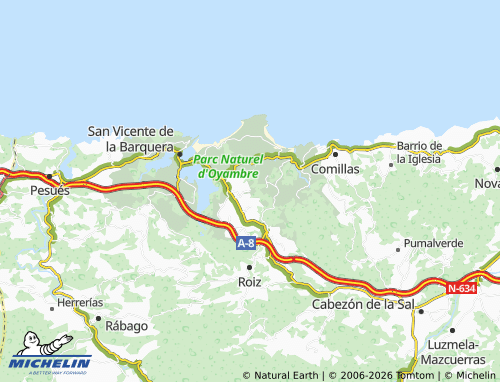 Carte MICHELIN Sel de Arriba - ViaMichelin