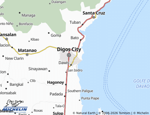 MICHELIN Aplaya map - ViaMichelin