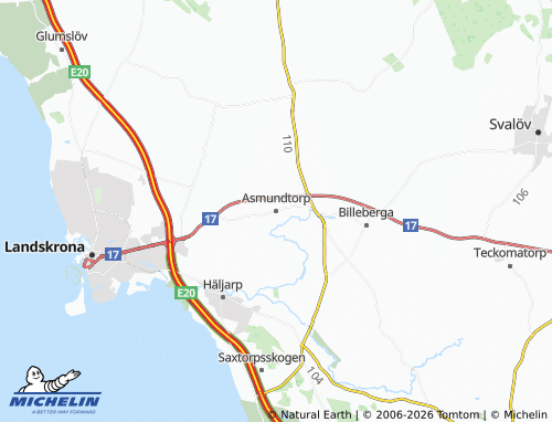 Carte MICHELIN Asmundtorp - ViaMichelin