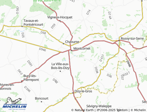 Carte MICHELIN Lislet - ViaMichelin