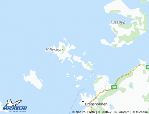 Mappa MICHELIN Sommarøy - ViaMichelin