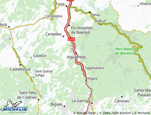 Carte MICHELIN L'Abella - ViaMichelin