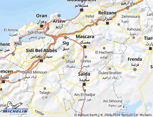 MICHELIN Ayn Fikan map - ViaMichelin