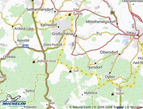 Mapa MICHELIN Waltersdorf - ViaMichelin