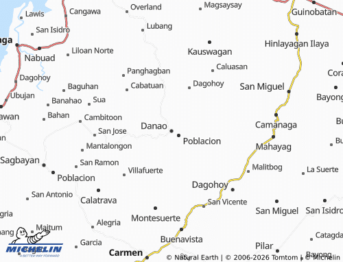 MICHELIN Danao map - ViaMichelin