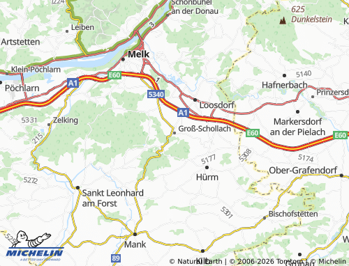 MICHELIN Groß-Schollach map - ViaMichelin