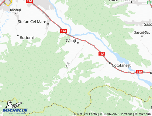 Mappa MICHELIN Blidari - ViaMichelin