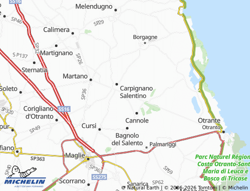MICHELIN Serrano map - ViaMichelin