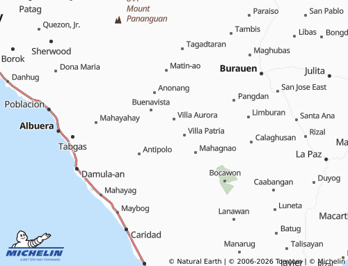 MICHELIN Patag map - ViaMichelin