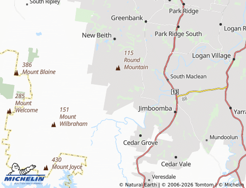 Mapa MICHELIN Flagstone - ViaMichelin