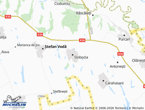 Mappa MICHELIN Slobozia - ViaMichelin