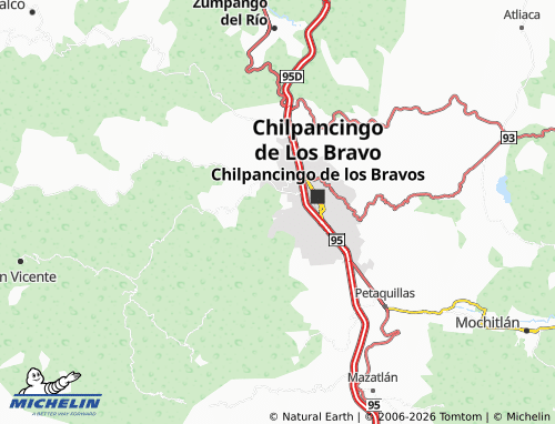 MICHELIN 4 de Abril map - ViaMichelin