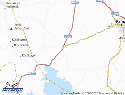 MICHELIN-Landkarte Benzer - ViaMichelin