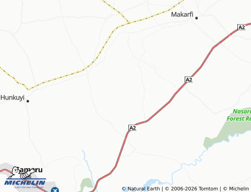 Mappa MICHELIN Gaban-Sani - ViaMichelin