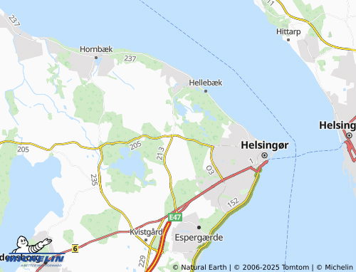 MICHELIN Nygård map - ViaMichelin