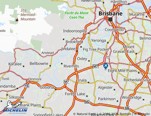 Mappa MICHELIN Sinnamon Park - ViaMichelin