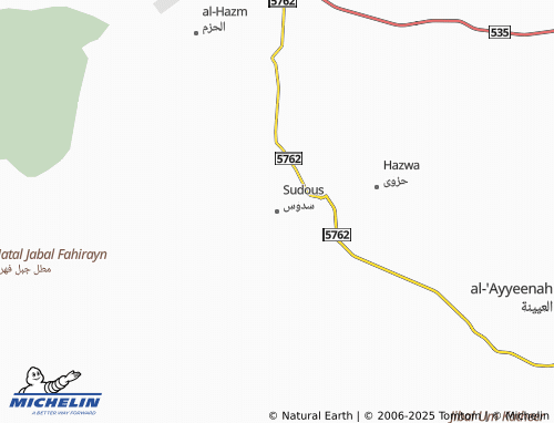 MICHELIN Sudus map - ViaMichelin
