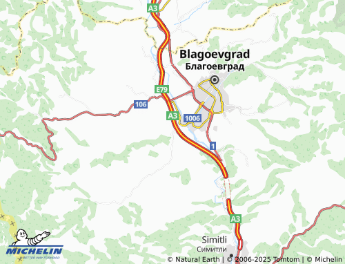MICHELIN Pokrovnik map - ViaMichelin