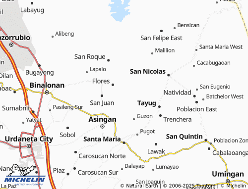 MICHELIN San Vicente map - ViaMichelin