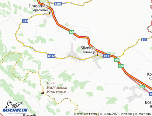 MICHELIN-Landkarte Aldomirovtsi - ViaMichelin
