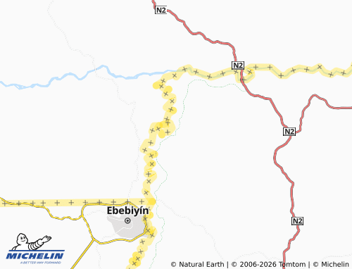 Mappa MICHELIN Mekomo Esseng - ViaMichelin