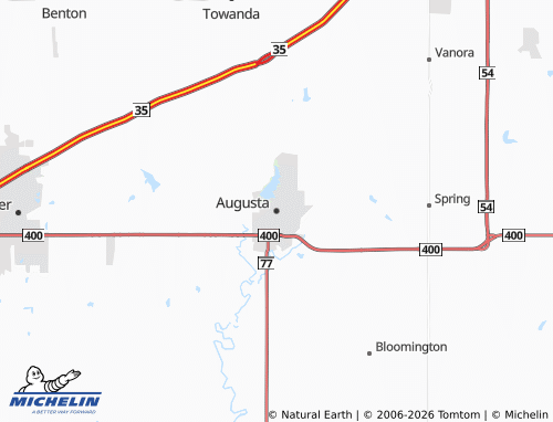 Mapa MICHELIN Augusta - ViaMichelin
