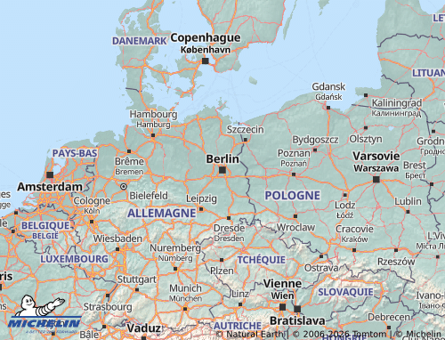 MICHELIN Germany map - ViaMichelin