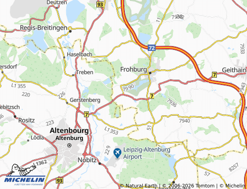 MICHELIN Eschefeld map - ViaMichelin