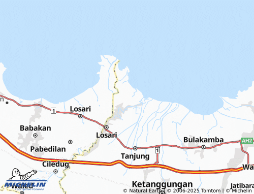 Mappa MICHELIN Karangdempel - ViaMichelin