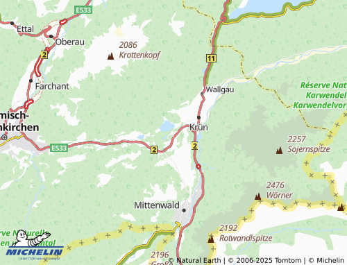 MICHELIN-Landkarte Barmsee - ViaMichelin