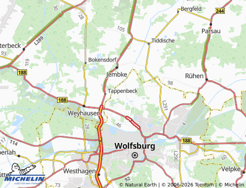 Carte MICHELIN Brackstedt - ViaMichelin