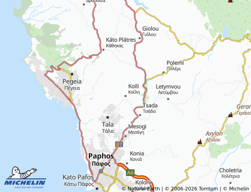 MICHELIN Koili map - ViaMichelin
