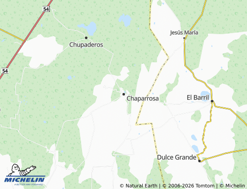MICHELIN Chaparrosa map - ViaMichelin