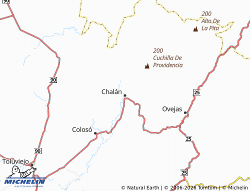 Mapa MICHELIN Chalán - ViaMichelin