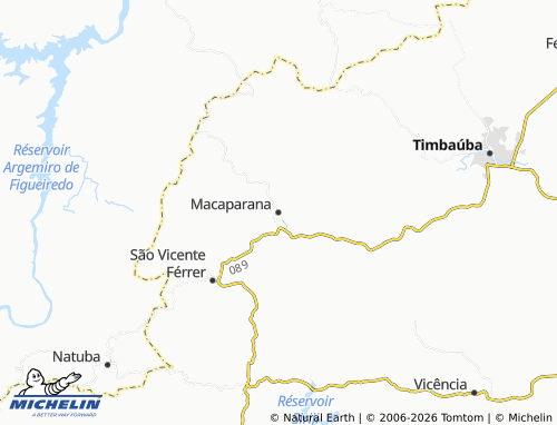 Mappa MICHELIN Macaparana - ViaMichelin