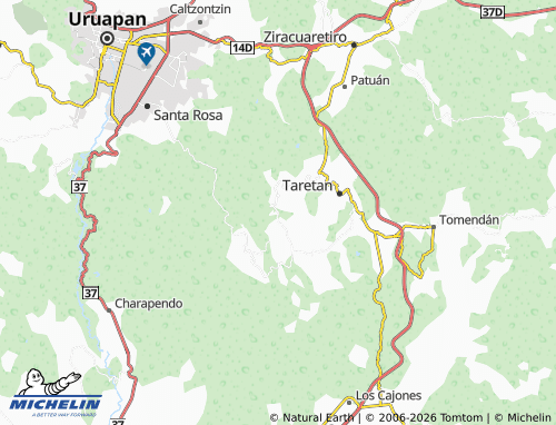 Mapa MICHELIN Tahuejo - ViaMichelin