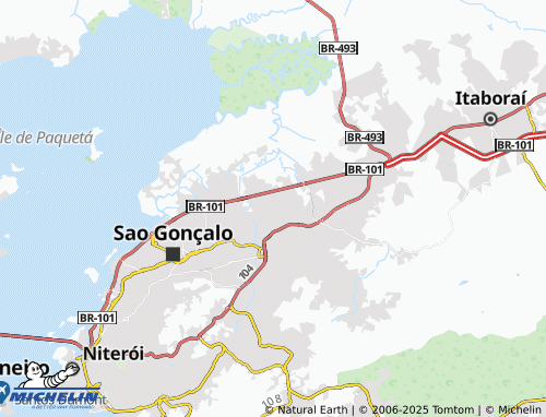 MICHELIN Jardim Catarina map - ViaMichelin