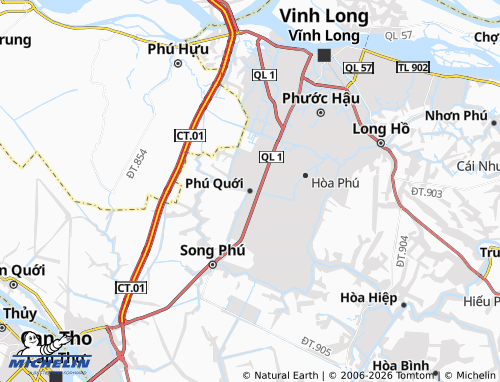 MICHELIN-Landkarte Phú Quới - ViaMichelin