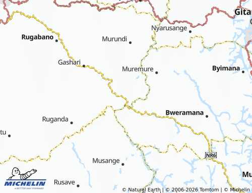 MICHELIN-Landkarte Shyembe - ViaMichelin