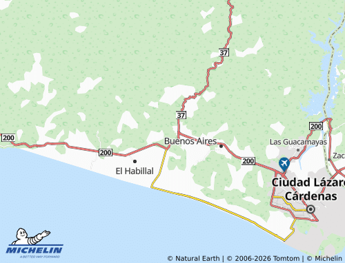 Mapa MICHELIN Las Canoas - ViaMichelin