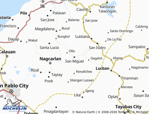 MICHELIN San Miguel map - ViaMichelin