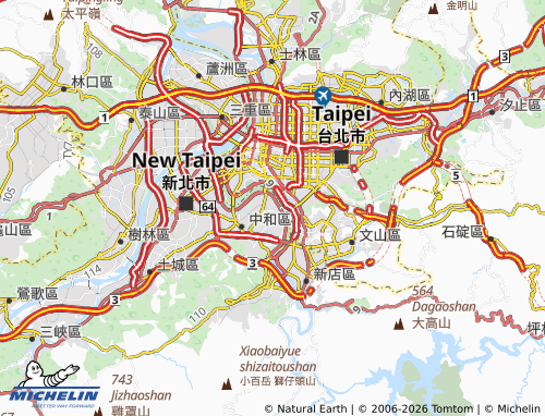 MICHELIN Yonghe District map - ViaMichelin
