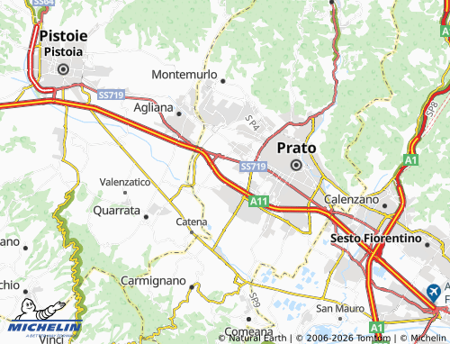 MICHELIN Casale map - ViaMichelin