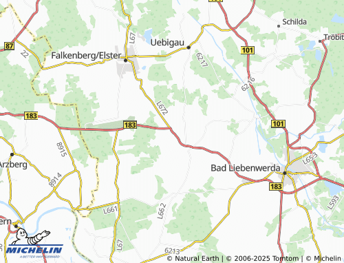 MICHELIN Marxdorf map - ViaMichelin