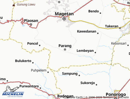 Carte MICHELIN Parang - ViaMichelin