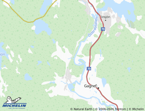 MICHELIN Söder Rälta map - ViaMichelin
