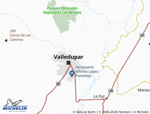 MICHELIN Paraíso I map - ViaMichelin
